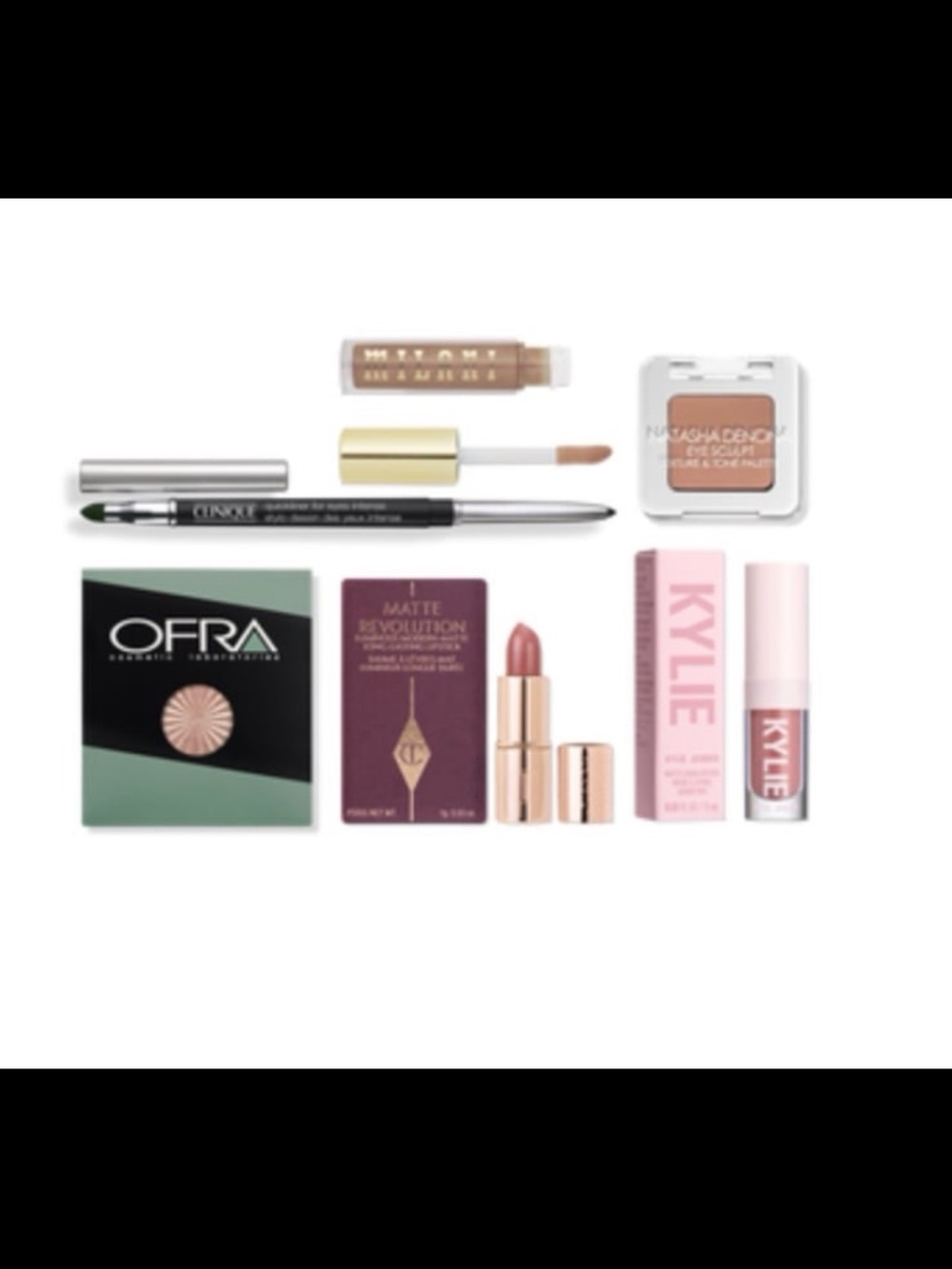 Charlotte Tilbury Lipstick & Neutral Makeup Set — Nude, Pink, Brown